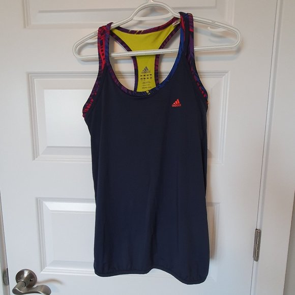 adidas racerback tank top with built in bra (size S) - Picture 1 of 3